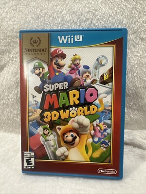 NINTENDO WII U SUPER MARIO 3D WORLD Nintendo Selects Edition NO MANUAL PRE-OWNED