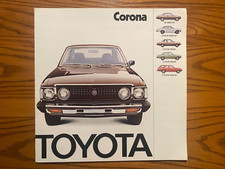Brochure de vente Toyota Corona 1974 - SR HT, 2 portes HT, 2 portes et 4 portes berline, wagon 5 portes