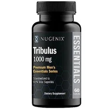 Nugenix Essentials Tribulus Terrestris for Men Extract 1000mg, 60 Count EXP 5/25