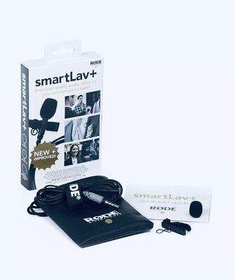 NEW Rode SmartLav+ Lavalier Microphone for Smartphones - Black