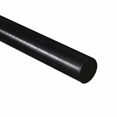 HDPE Rundstab aus Polyethylen hoher Dichte, schwarz 50 mm Durchmesser x 100 mm