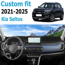 JJMY Custom For Kia Seltos 2021-2023 Car Dashboard Cover Anti Slip Dash Mat Pad