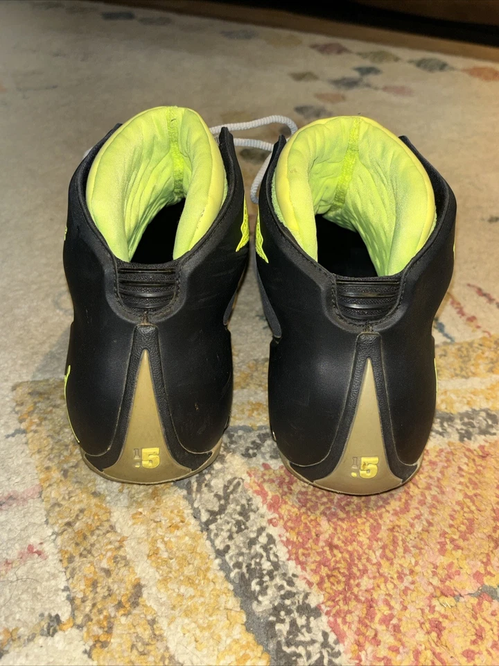 Size 10 - Nike Air Jordan Melo 1.5 Wolf Gray Volt Ice Black 631310-013 Carmelo - Image 3 of 4