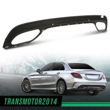 NEW Fit For 2015-2016 Mercedes Benz C300 Rear Black Valance 2058856238