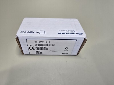 Crestron - MP-WP181-C-B - 6504296 - Black - 1 Gang Decora Insert