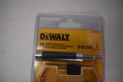 DEWALT 18 PC Magnetic Drive Guide Set 1 