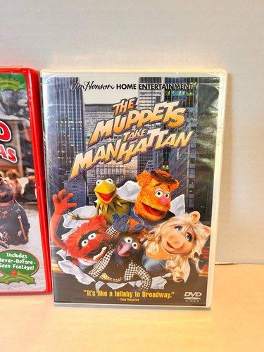 Jim Henson DVD Movie Lot Muppets Take Manhatten Emmet Otter Kermit's Swamp Years - Picture 4 of 9