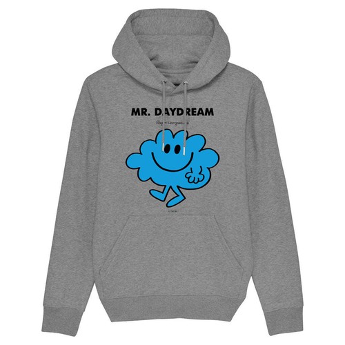 Mr Men Pullover Hoodie Mr. Daydream Organic Cotton Long Sleeve Kids Top Hoody - Picture 8 of 13