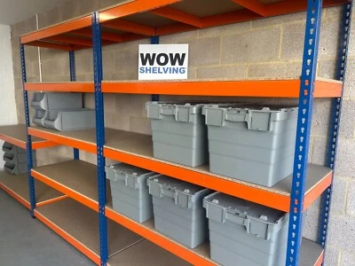WOW SHELVING LIMITED WOW400kg Warehouse Racking Shelving Extra Heavy Duty Storage Garage Workshop New
