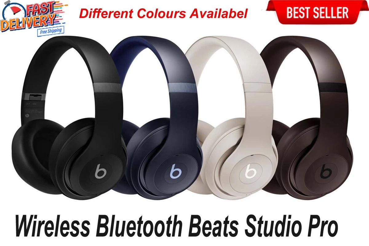 Beats Studio Pro Wireless Noise Cancelling Over-the-Ear Headphones Black  MQTP3LL/A - Best Buy