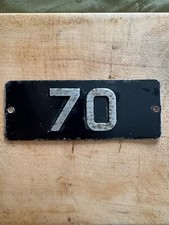 70 Devon General Tilling Group Bus Coach Fleet Number Chassis Plate Sign Badge