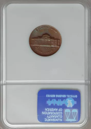 1970-D NGC MS63 Jefferson Nickel on Cent SCARCE DATE 🔴 5c Struck on 1c Planchet
