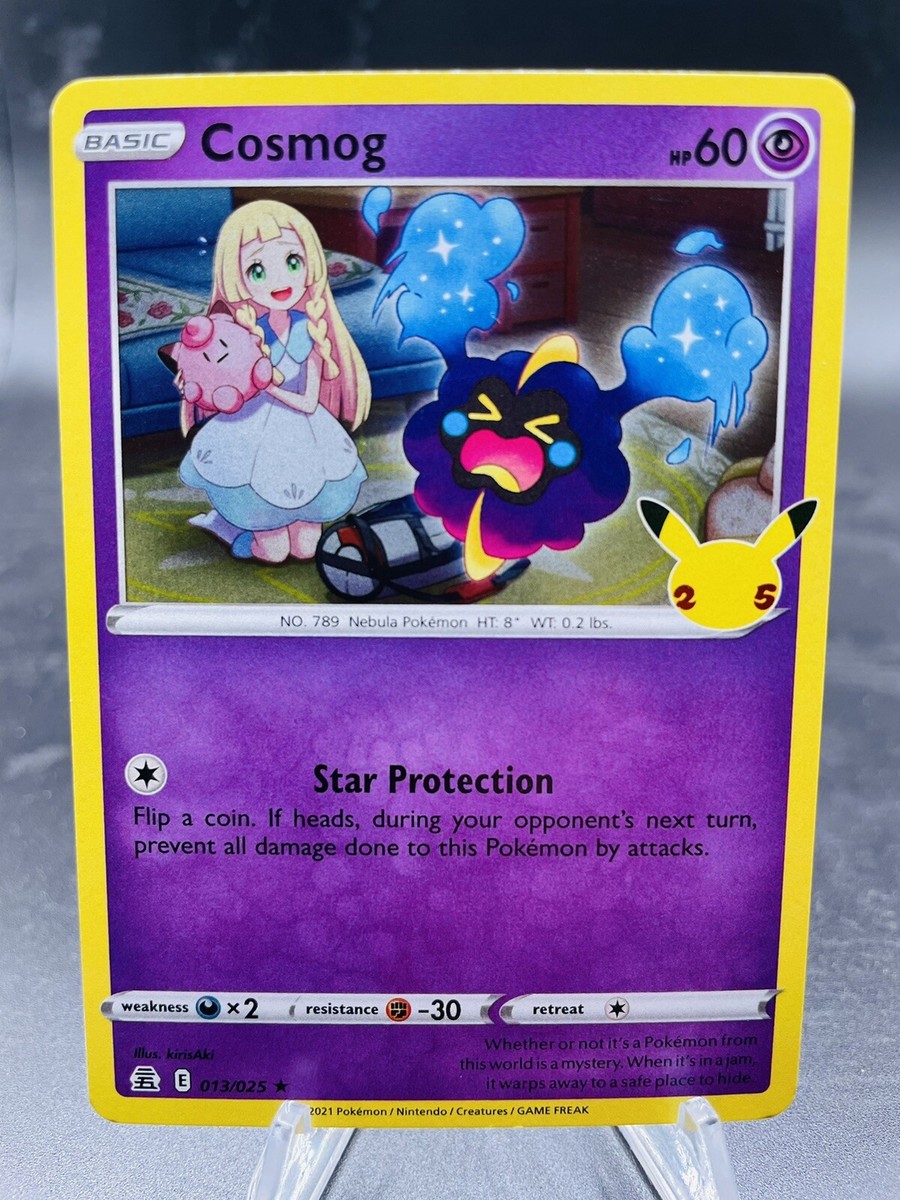 Pokemon Cosmog #013/025 Celebrations 25th Anniversary Holo Rare NM Pokemon Cosmog #013/025 Celebrations 25th Anniversary Holo Rare NM