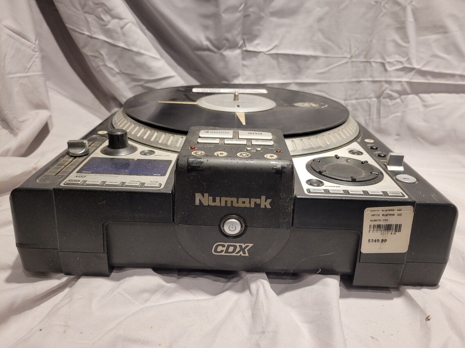 Numark CDX DJ Turntable CD PLAYER AS IS PARTS REPAIR