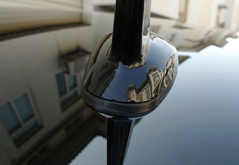 Antena de aleta de tiburón ABS negra para techo de coche para Mercedes-Benz GLC 2016-2021 Foto 4 de 4