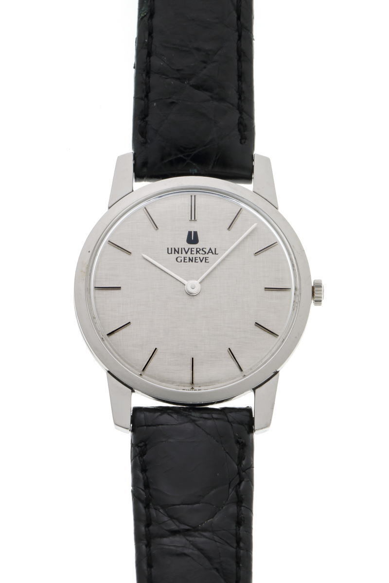 UNIVERSAL GENEVE ラウンド シルバー 手巻き 腕時計 679 W83GV  