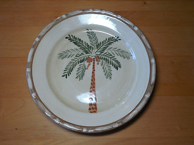 Home Trends WEST PALM Salad Plate 8'' Green Brown        12 available