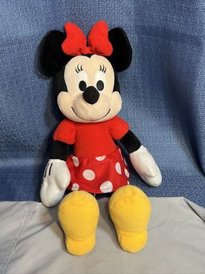 Disney Minnie Mouse 14'' Plush Kohls Cares Stuffed Plush Lovy Toy Doll EUC
