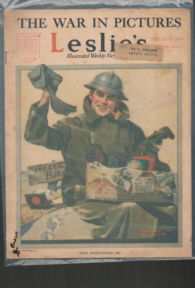 Leslie's magazine--Dec 22 1917-----165 | eBay