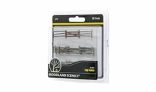 Woodland Scenics A2981 HO Scale Log Fence NIB