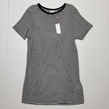 AG ADRIANO GOLDSCHMIED Women's Size Large Boy T-Shirt Striped NWT Made In USA