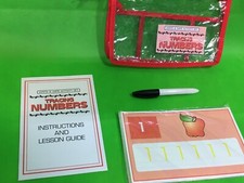 Tracing Numbers Write  Wipe Activity Set For Kindergarten Or Preschool