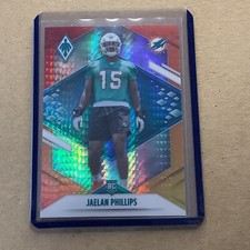 Jaelan Phillips 2021 Phoenix Fanatics FIRE BURST PRIZM RC #148 Dolphins B-3