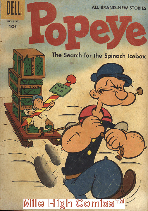 POPEYE (1941 Series)  (DELL) #37 Good Comics Book