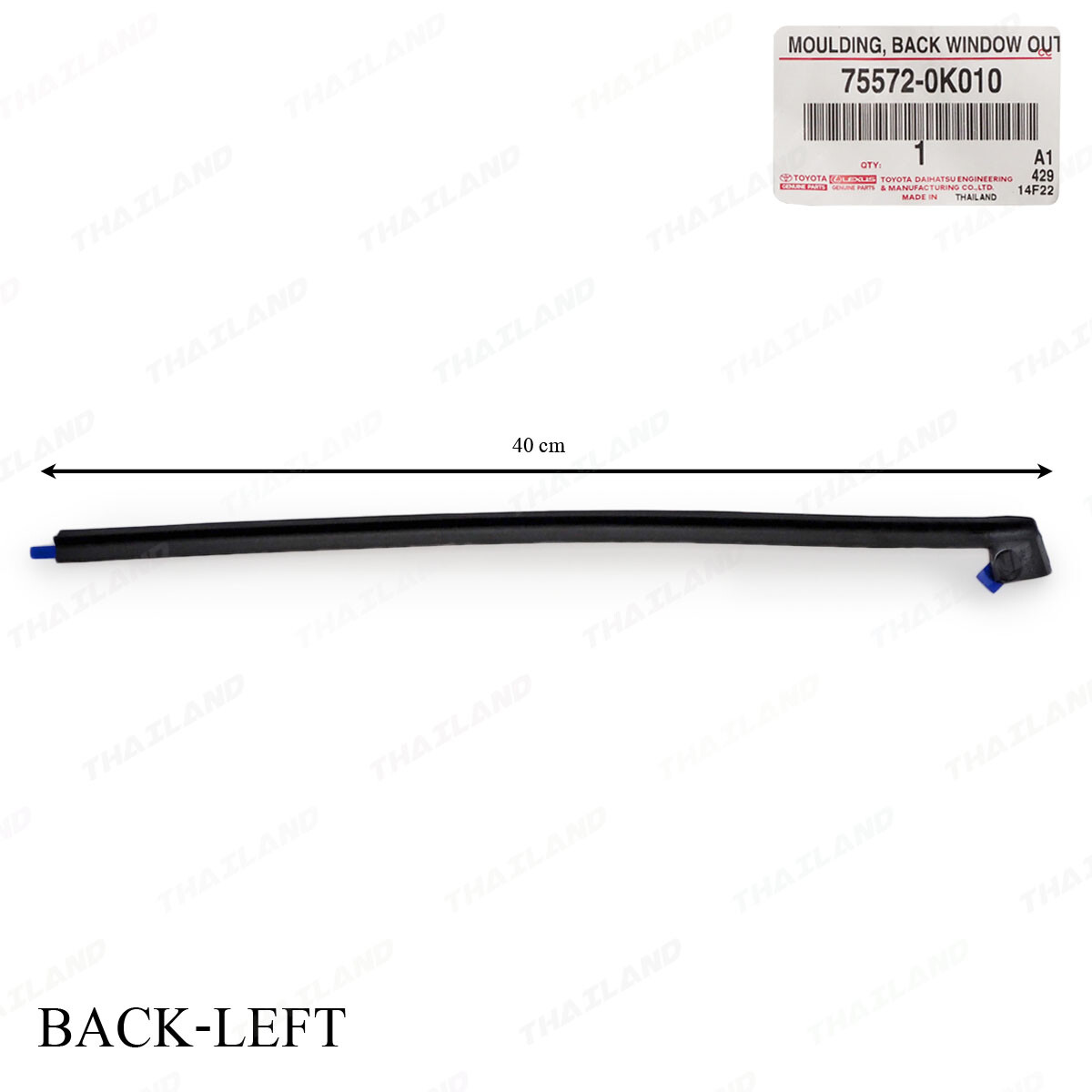 Wand of FortuneR 特装版　新品未開封 Rear Left Outer Back Door Window For Toyota Fortuner SUV 2016 2022