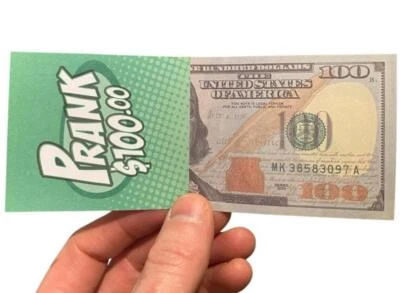 KALAN 10-Pack Fake $100 Bills – Prank Money Gag Joke Phoney Play Cash Grab Trick