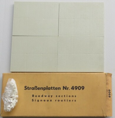Faller AMS  4909 -- Bodenplatten in OVP, 60er Jahre Spielzeug  #250721 (DEZ289)