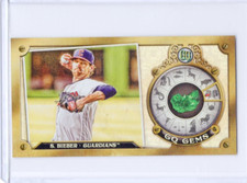2022 Topps Gypsy Queen #GGM-15 Shane Bieber Cleveland Guardians GQ Gems Mini