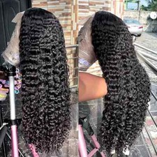 250 Density 13X6 Hd Lace Frontal Wig 30 40 Inch 13x4 Curly Wig Wave Frontal Wigs
