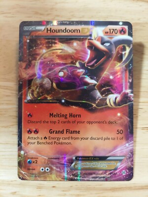 Houndoom EX 21/162 BREAKthrough NM Ultra Rare Pokemon Card