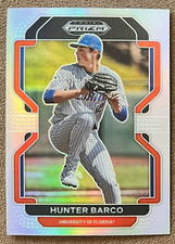 Hunter Barco 2022 Prizm Draft Picks Silver Holo #44 Rookie Pirates Florida RC