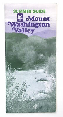 Mount Washington Valley New Hampshire Summer 1976 Vacation Guide