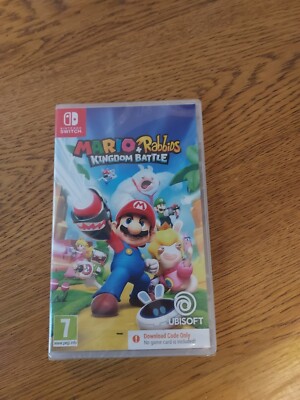 Mario Rabbids Kingdom Battle Download Code New Sealed