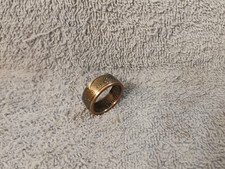 1995 Kennedy Half Dollars size 9- 1/2 coin ring handmade mixed metals