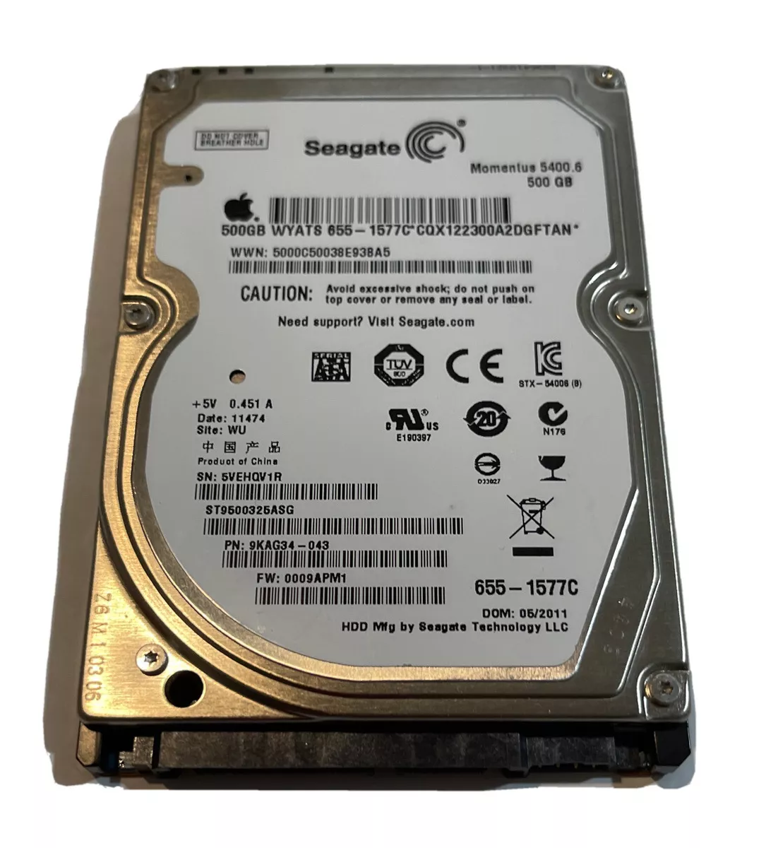 Seagate 5400.6 momentus best sale 500gb