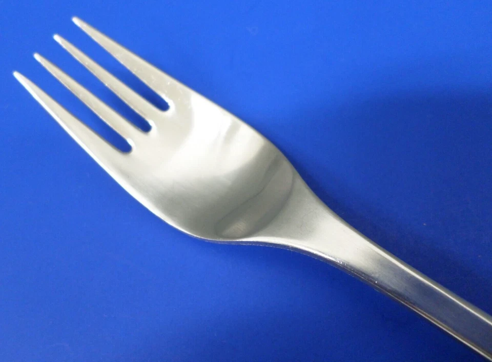 Rosenthal ASYMMETRIA Satin 18/10 Stainless GERMANY Flatware 7 1/2" DINNER FORK - Image 3 of 4