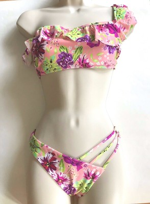 one shoulder bikini top victoria's secret