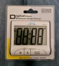 Digital Series Clock & Countdown Up Timer Large Screen Brand New Sealed DC101