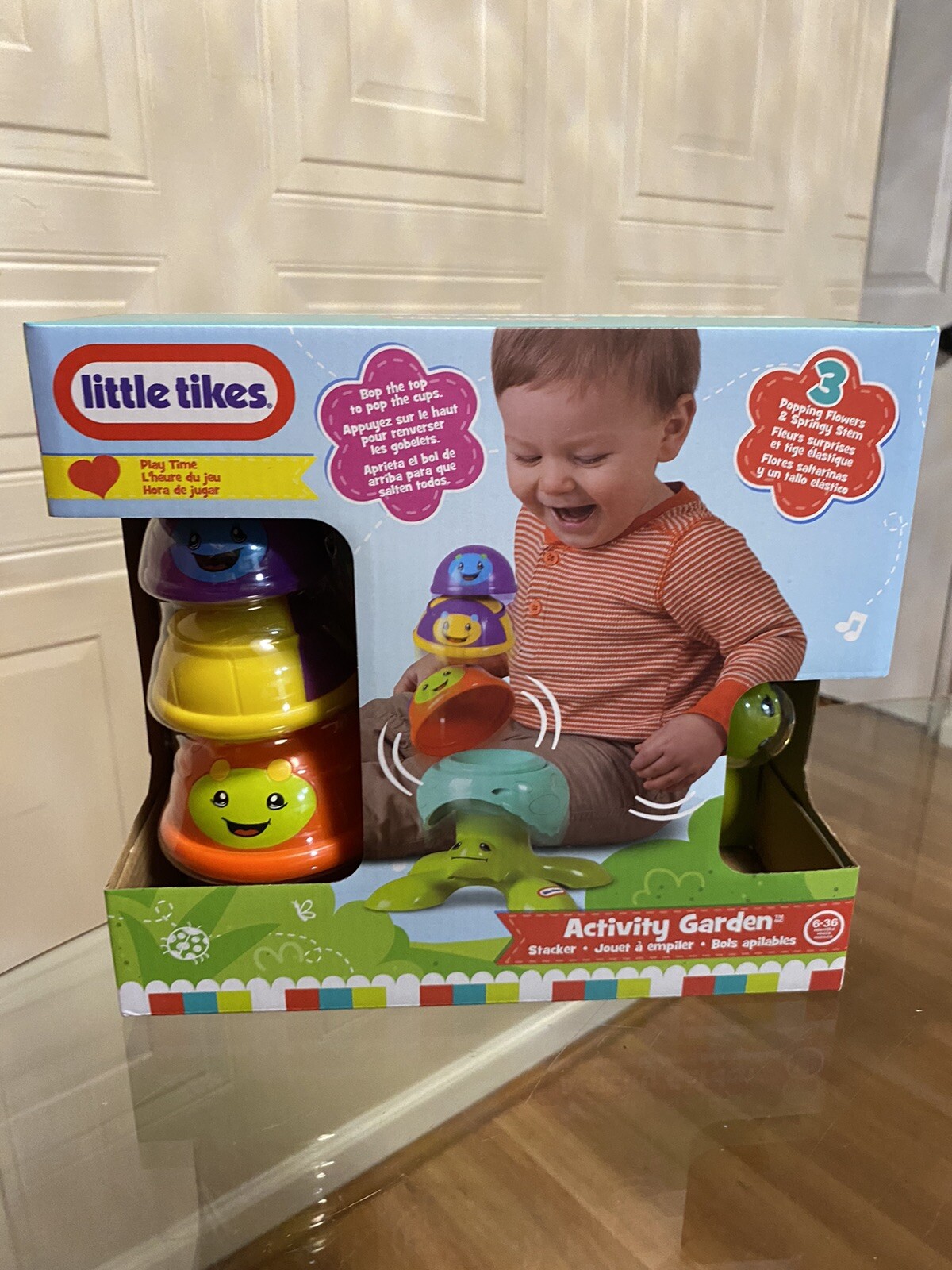 Toy for baby 6/36 month,Little Tikes Garden stacker Activity