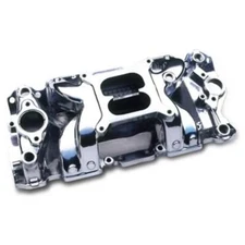 Pro Products 52025 57-95 SB Chevy V8 Crosswind Intake Manifold-Polished
