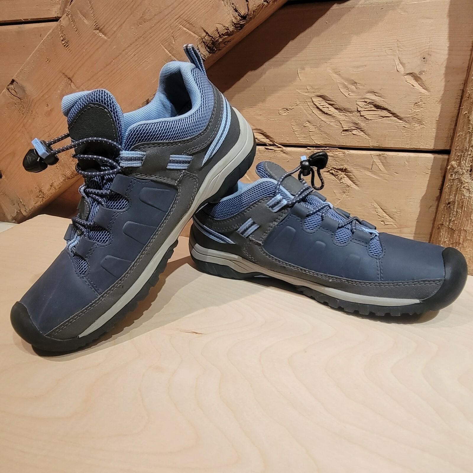 Scarpe da trekking Keen Koven donna taglia 5 impermeabili blu grigio 1022922 nuove Swanky Barn