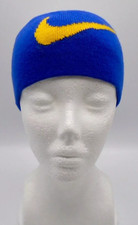 Nike Youth Seamless Knit Headband Reversible Lapis/Univ Blue/Yellow Ochre