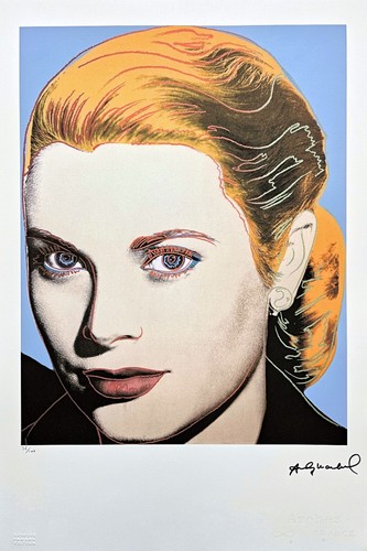 ANDY WARHOL - Grace Kelly - signiert, nummerierte Auflage 36/100, 38 x 56 cm