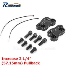 For Honda Goldwing GL1800 18-25 Billet 2" Handlebar Riser Relocation Adapters