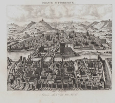 Gravure ancienne Paris  gravure originale 1835
