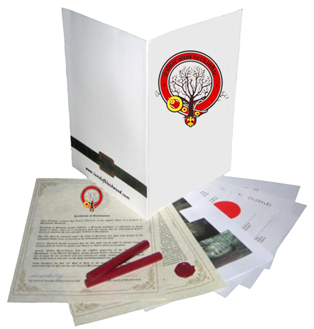 SCOTTISH LAIRD, LORD OR LADY TITLE WITH INSIGNIA AND TARTAN eBay